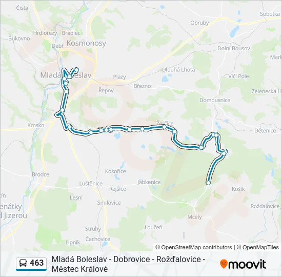 463  Line Map