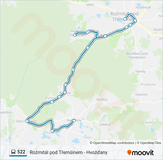 522  Line Map