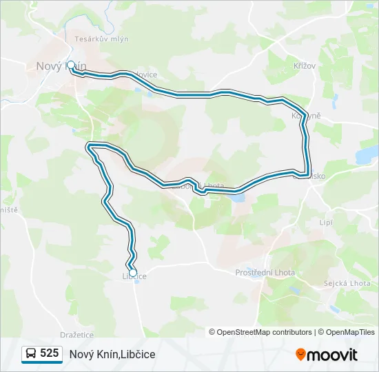 525  Line Map
