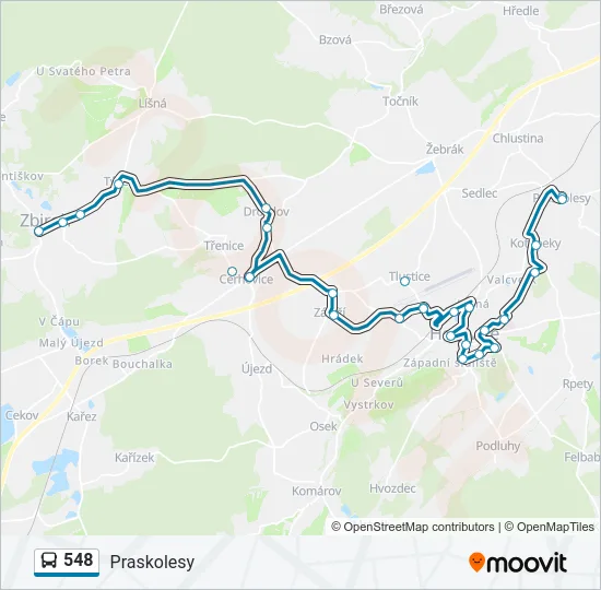 548  Line Map