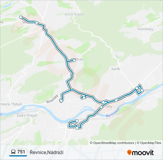 751  Line Map