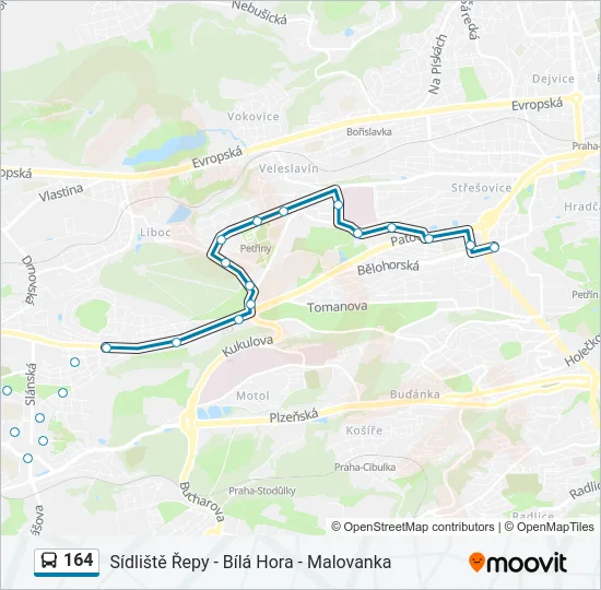 164  Line Map