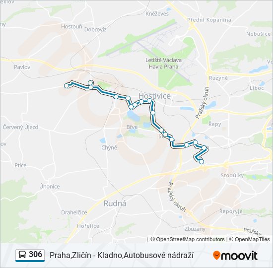 306 bus Line Map