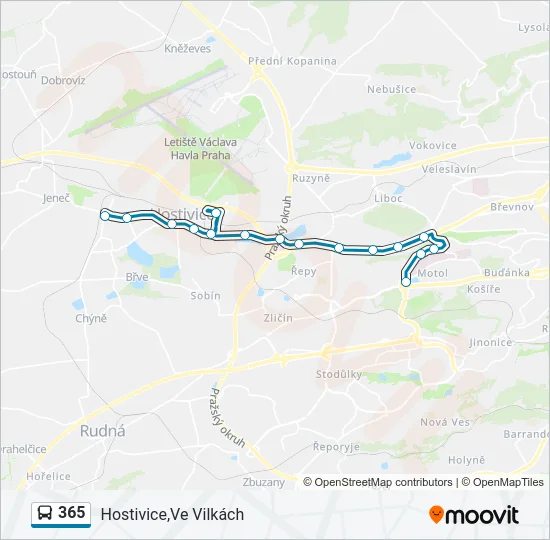 365  Line Map