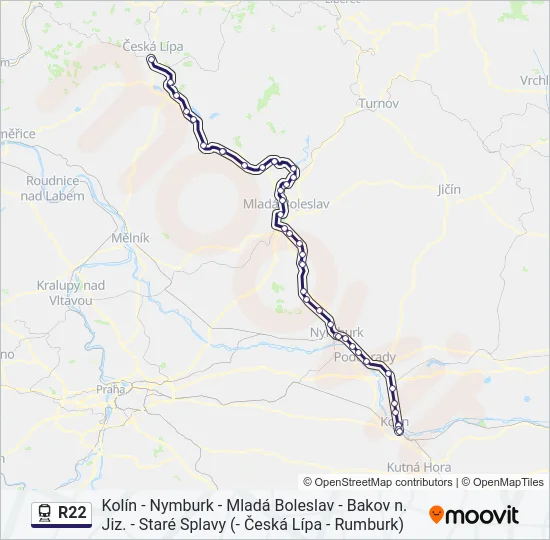 R22  Line Map