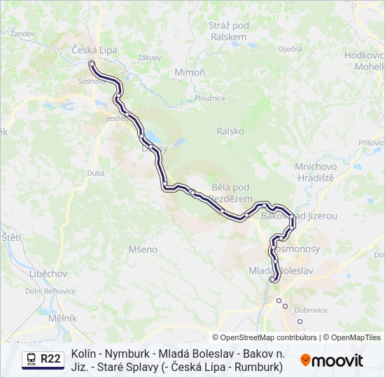 R22  Line Map