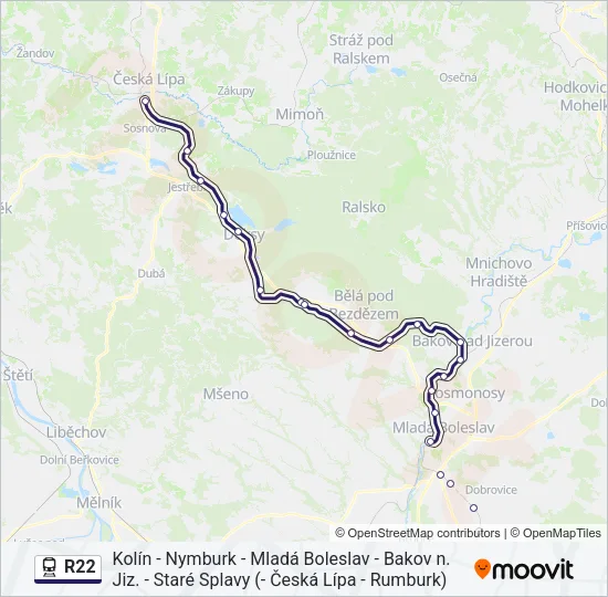 R22  Line Map