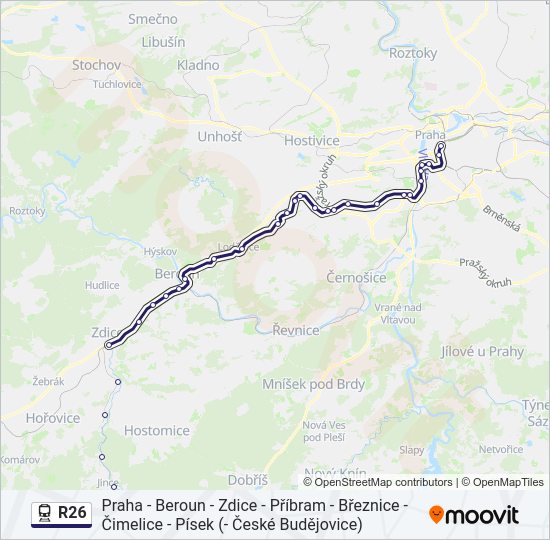  R26: карта маршрута