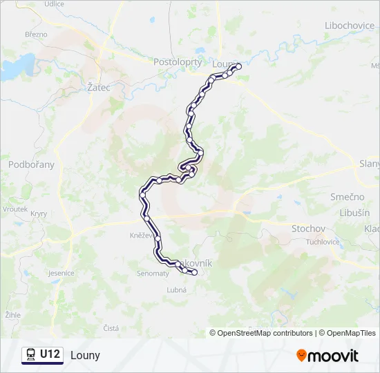 U12  Line Map