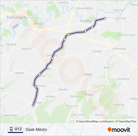 U12  Line Map