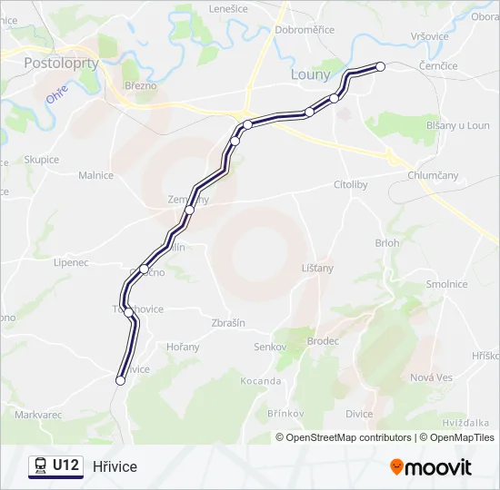 U12  Line Map