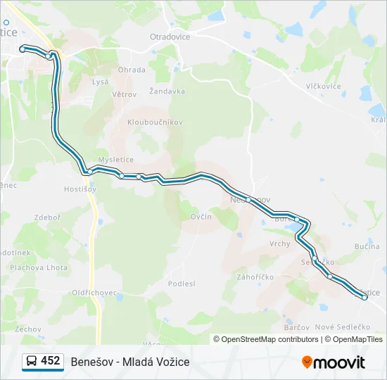 452  Line Map