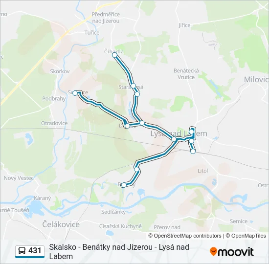 431  Line Map