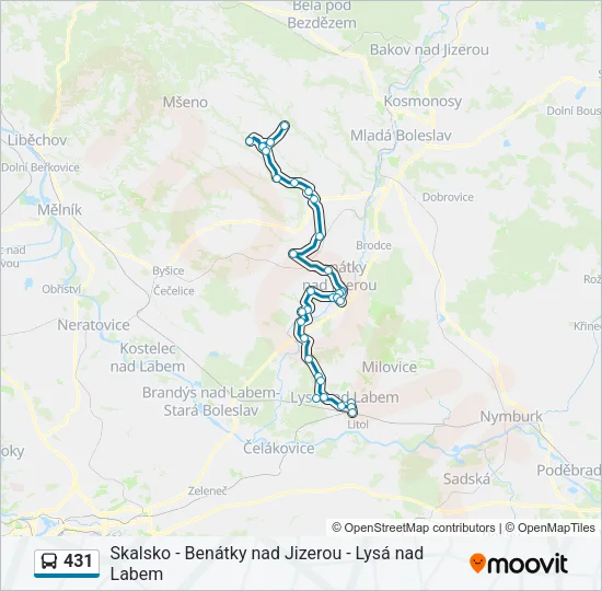 431  Line Map