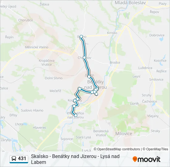 431  Line Map