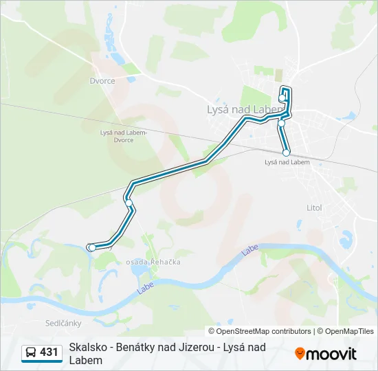 431  Line Map