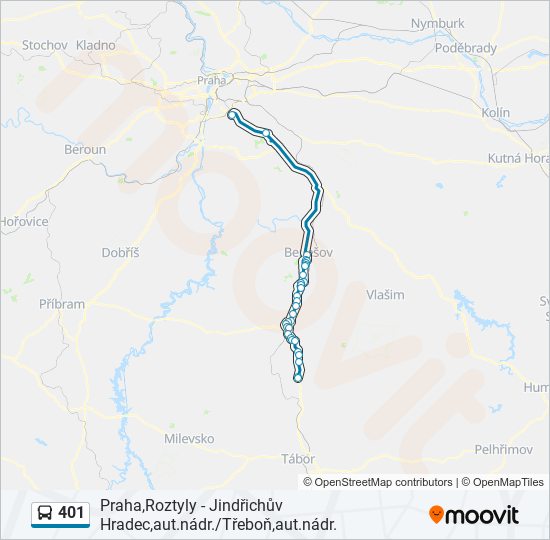 Расписание автобуса №401 г.Дмитров