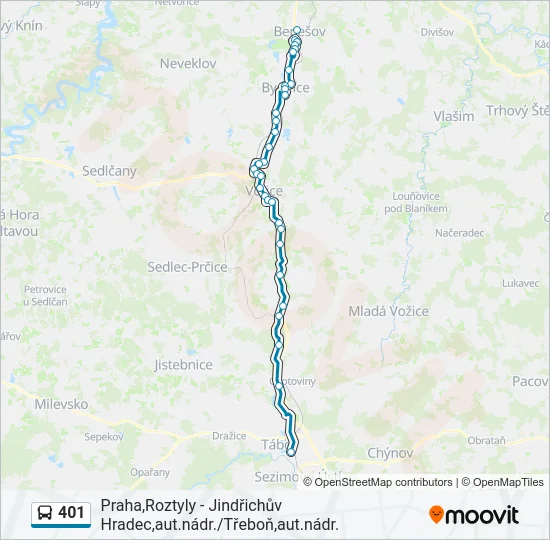  401: карта маршрута