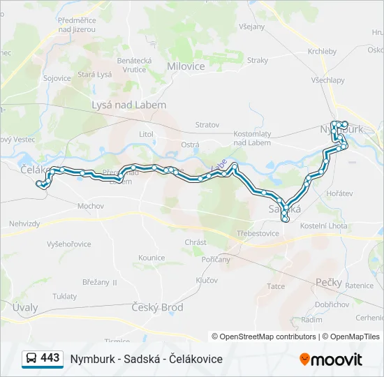443  Line Map