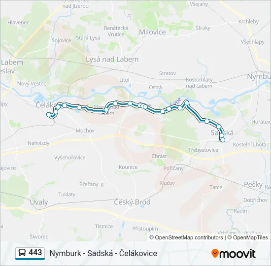 443  Line Map