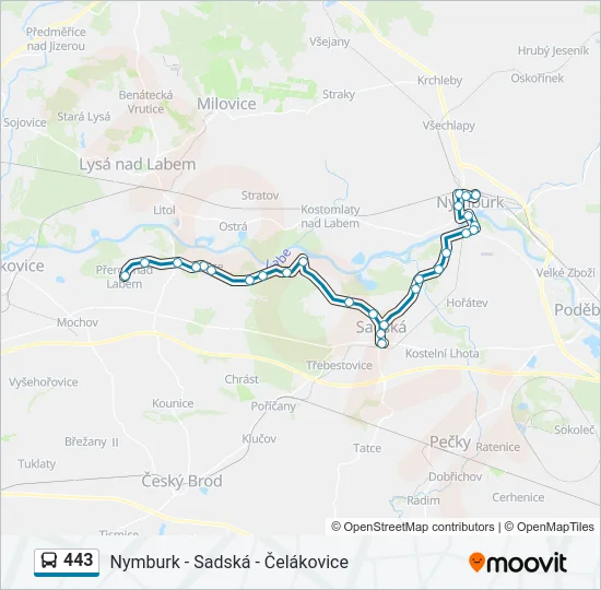 443  Line Map
