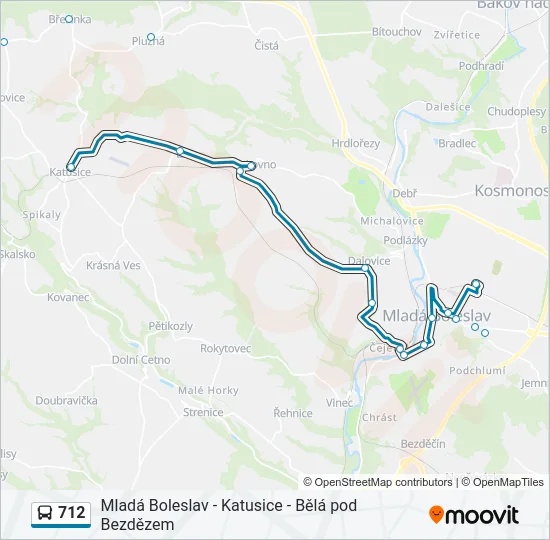 712  Line Map