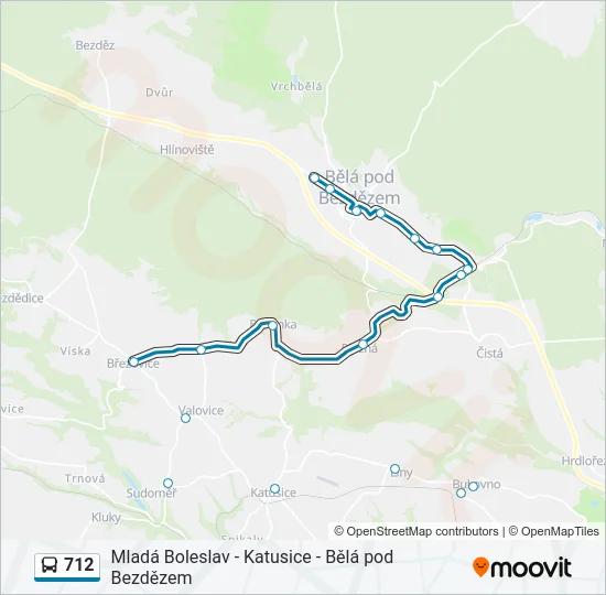 712  Line Map