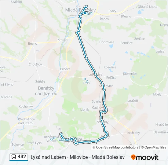 432  Line Map