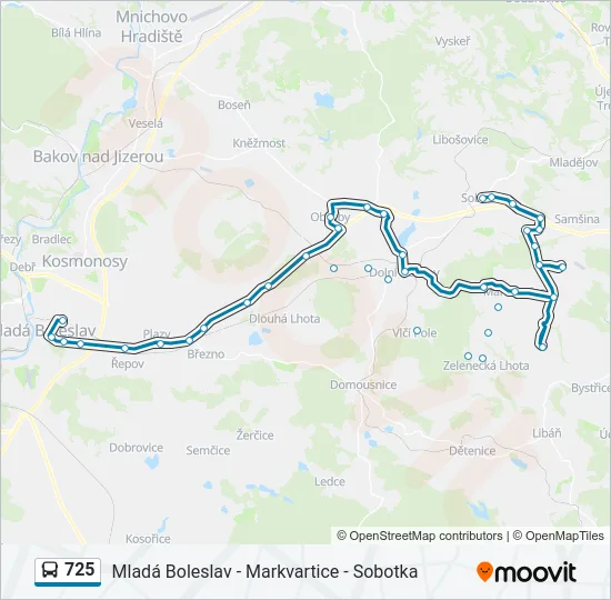 725  Line Map