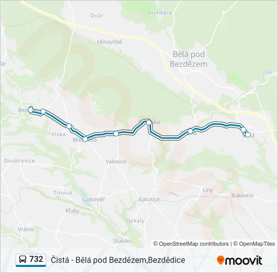 732  Line Map