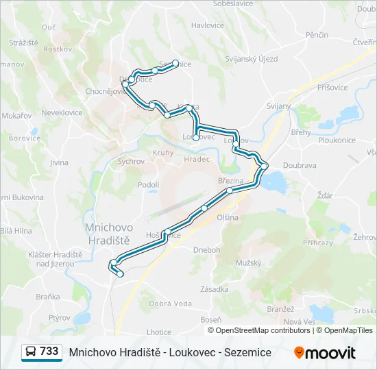 733  Line Map