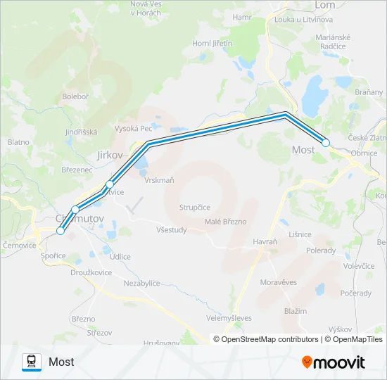 OS 16601 Train Line Map