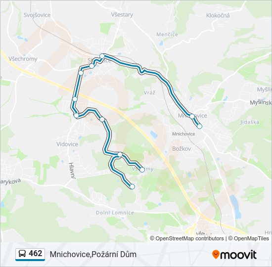  462: карта маршрута
