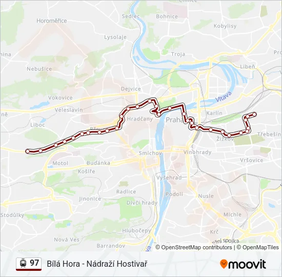 97 Light Rail Line Map