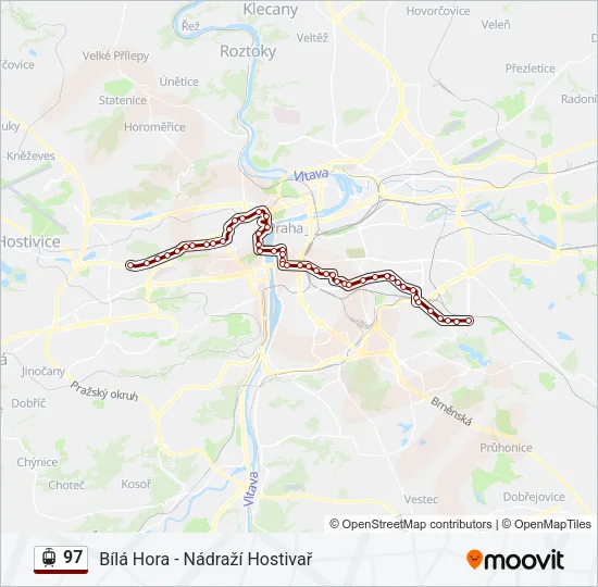 97 Light Rail Line Map