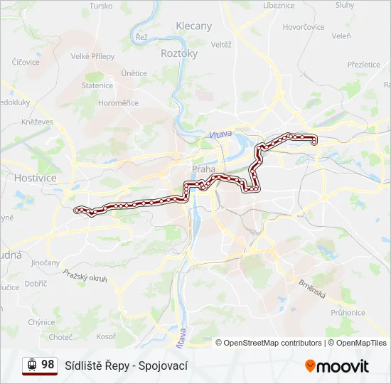 98 Light Rail Line Map