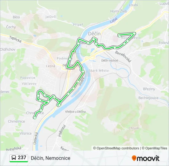 237 Bus Line Map