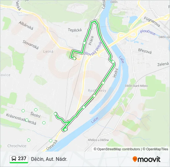 237 Bus Line Map