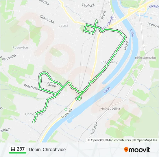 237 Bus Line Map