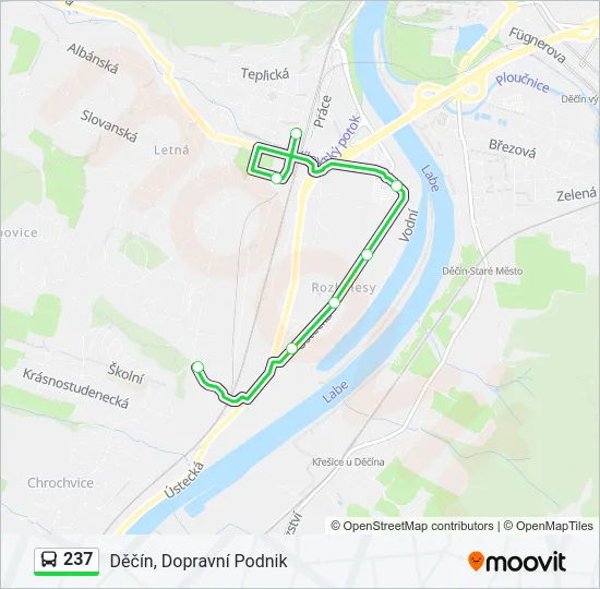 237 Bus Line Map
