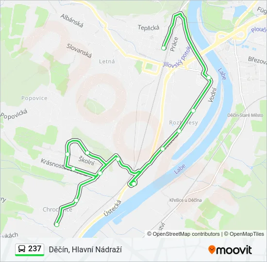 237 Bus Line Map