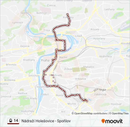14 Light Rail Line Map