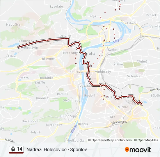 14 Light Rail Line Map