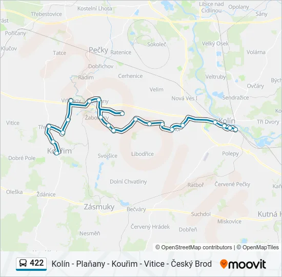 422  Line Map