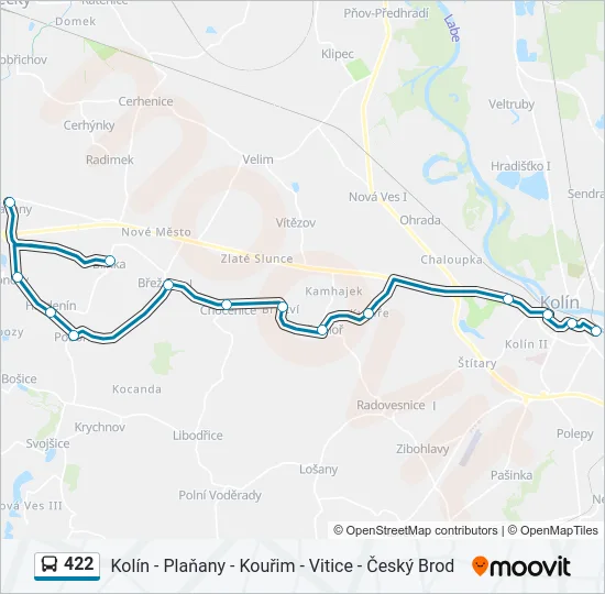 422  Line Map