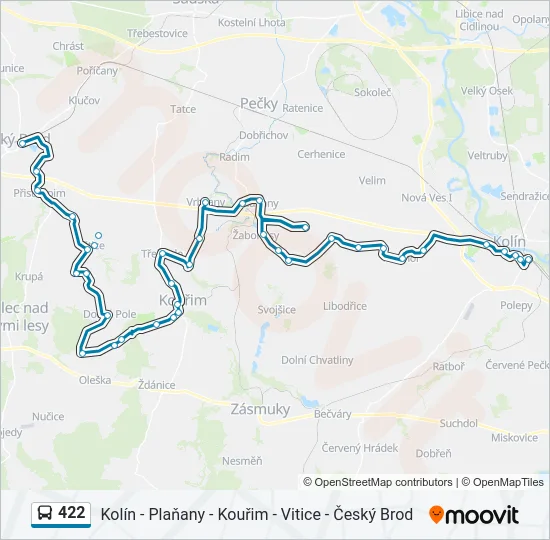 422  Line Map