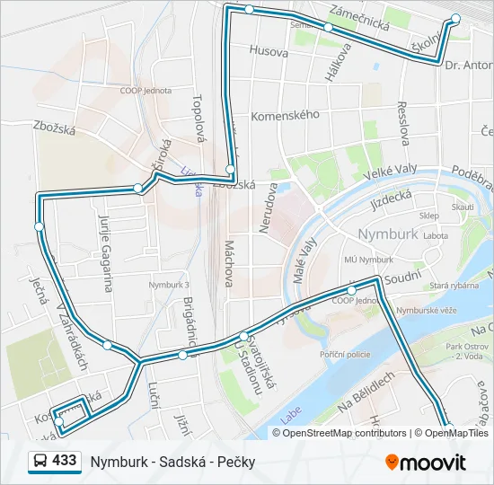 433  Mapa linky