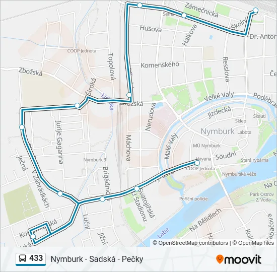433  Mapa linky