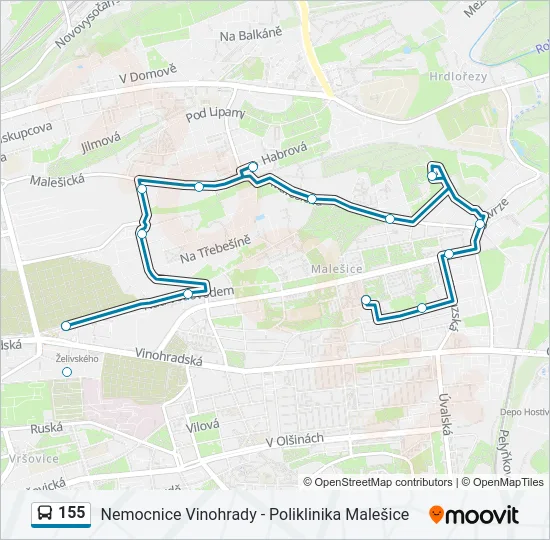 155  Line Map