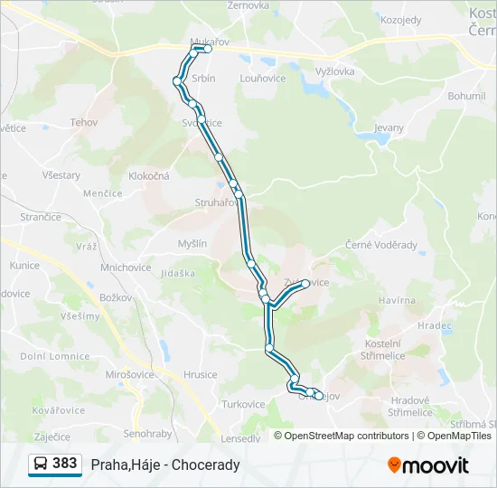 383  Line Map